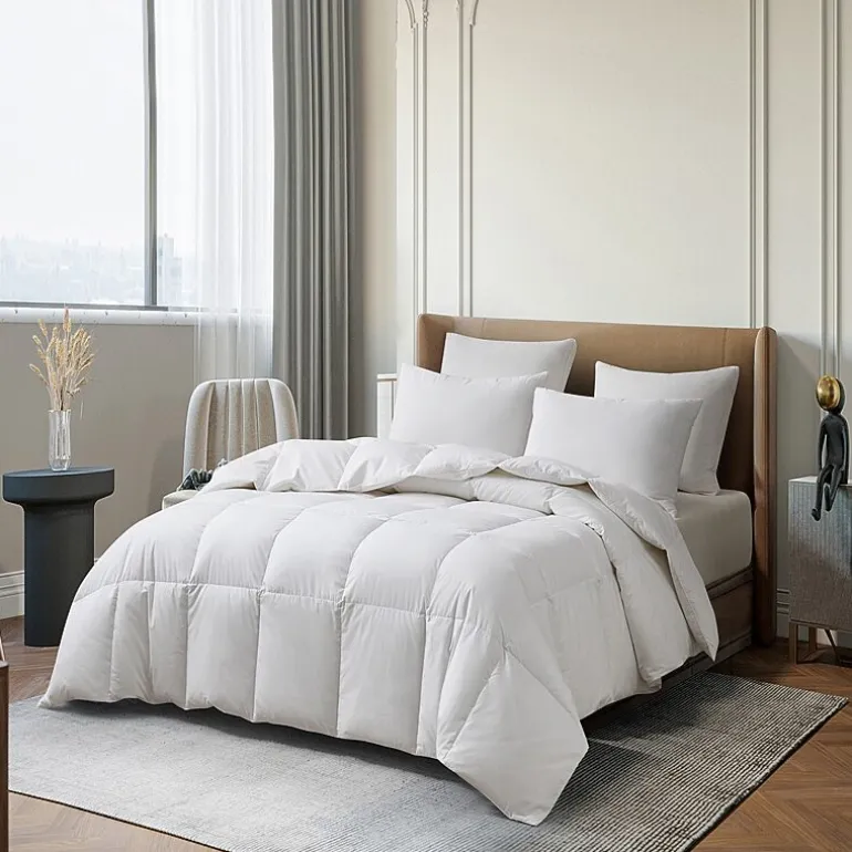 Martha Stewart Tencel Lyocell Cotton Blend Goose Fiber Comforter