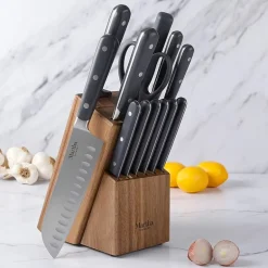Martha Stewart Triple Rivet 14-pc. Knife Block Set