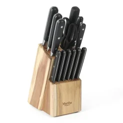 Martha Stewart Triple Rivet 14-pc. Knife Block Set