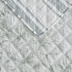 Martha Stewart Vine Flora Easy Care Quilt Set