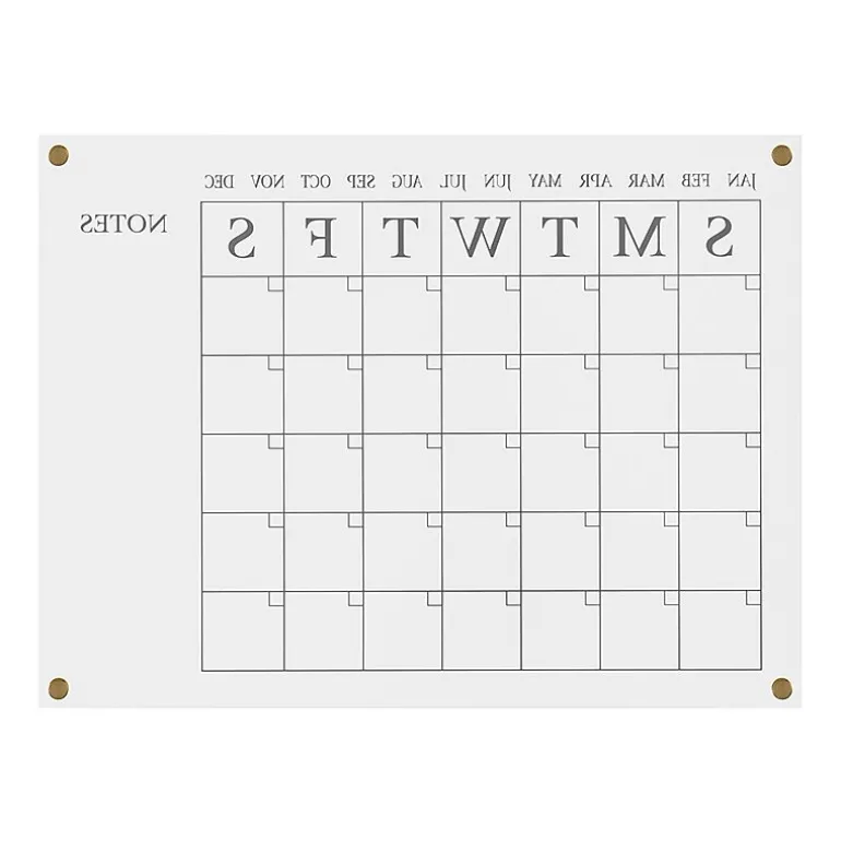 Martha Stewart Wall Calendar With Notes