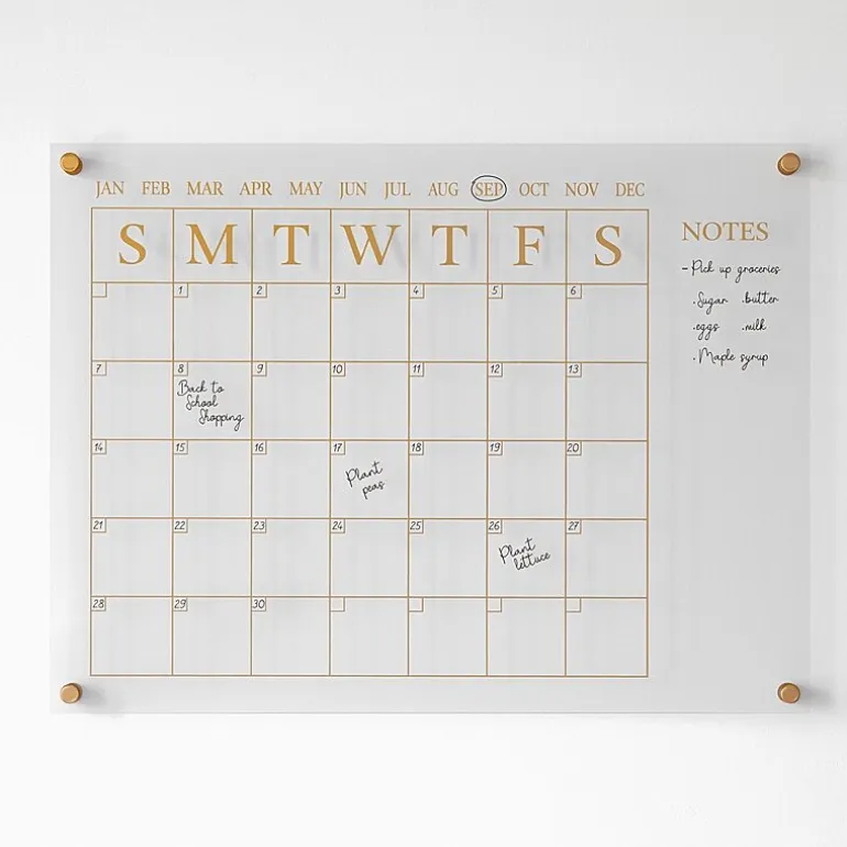 Martha Stewart Wall Calendar With Notes