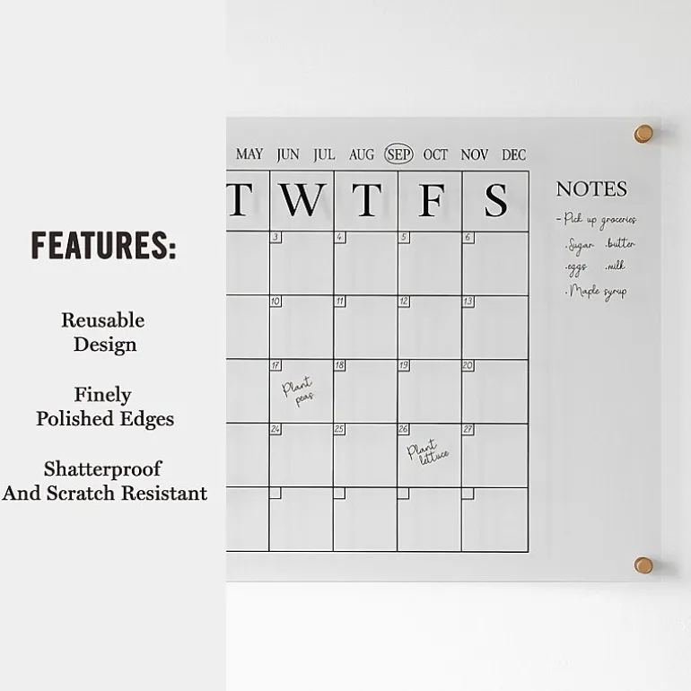 Martha Stewart Wall Calendar With Notes