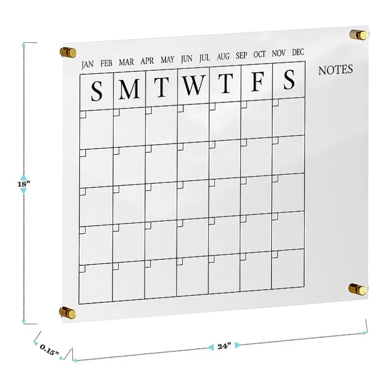 Martha Stewart Wall Calendar With Notes