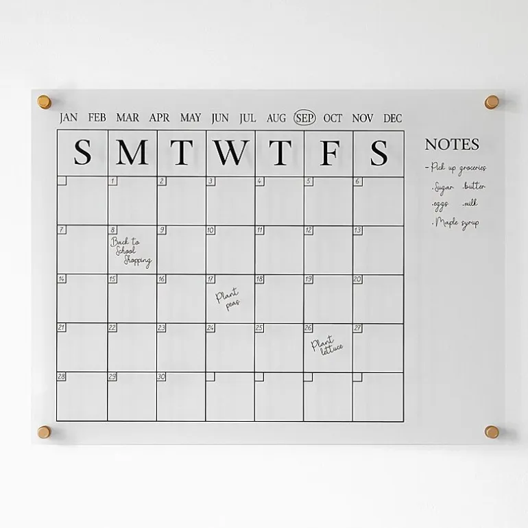 Martha Stewart Wall Calendar With Notes