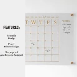 Martha Stewart Wall Calendar With Notes