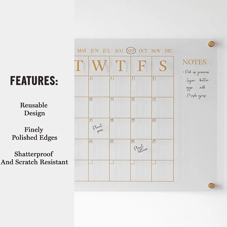 Martha Stewart Wall Calendar With Notes
