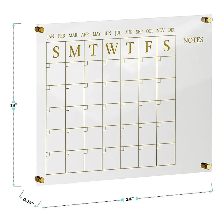 Martha Stewart Wall Calendar With Notes