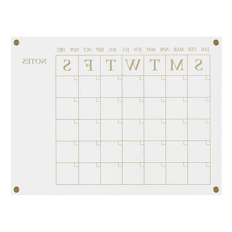 Martha Stewart Wall Calendar With Notes