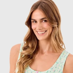 Martha Stewart Womens Sleeveless 2-pc. Pajama Set
