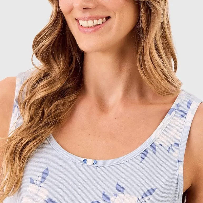 Martha Stewart Womens Sleeveless 2-pc. Pajama Set