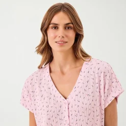 Martha Stewart Womens V-Neck Sleeveless 2-pc. Pajama Set