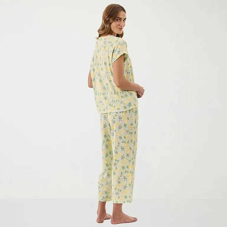 Martha Stewart Womens V-Neck Sleeveless 2-pc. Pajama Set