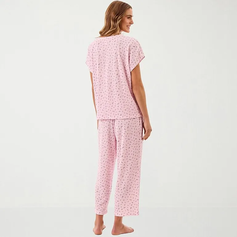 Martha Stewart Womens V-Neck Sleeveless 2-pc. Pajama Set