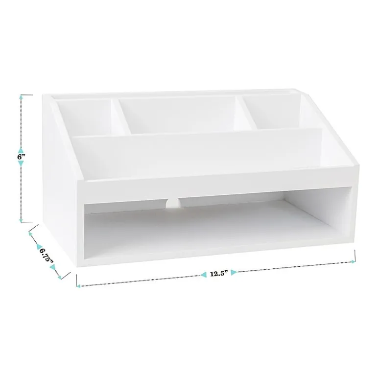 Martha Stewart Wood Desktop Organizer