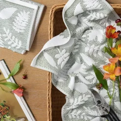 Martha Stewart Woodland Harvest Leaves 2-pc. Kitchen Towel Set