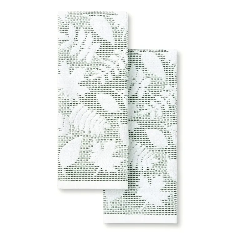 Martha Stewart Woodland Harvest Leaves 2-pc. Kitchen Towel Set