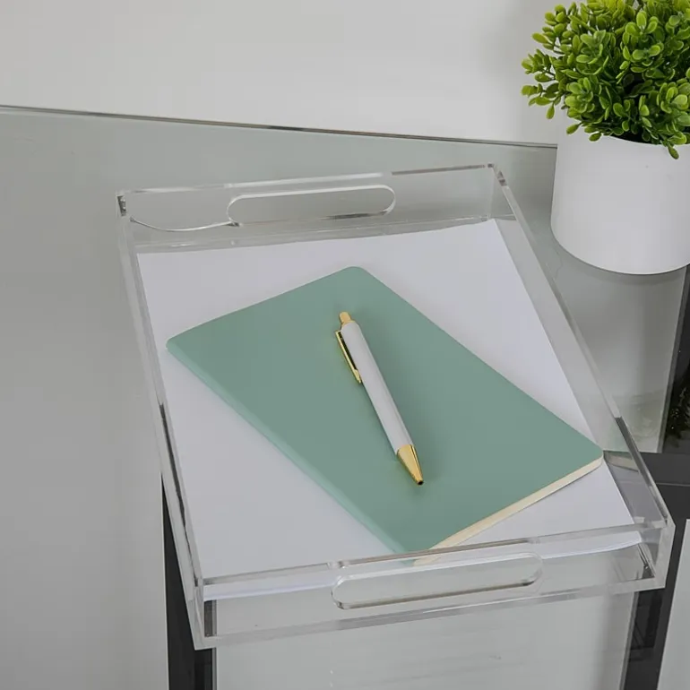 Martha Stewart 12X8 Clear Acrylic Desk Tray