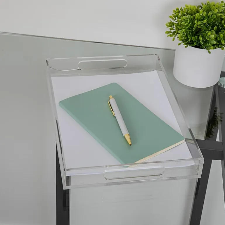Martha Stewart 12X8 Clear Acrylic Desk Tray