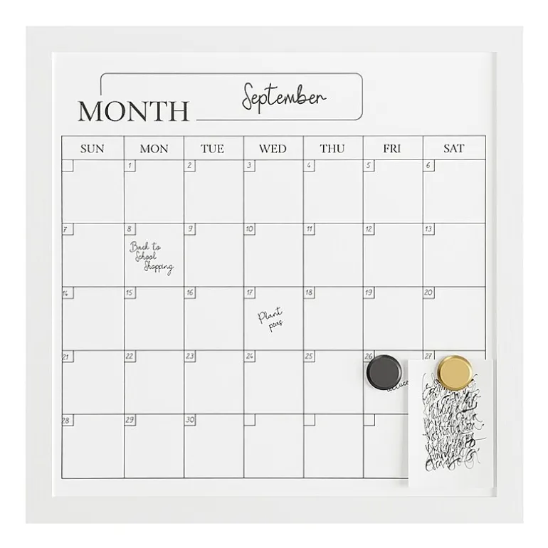Martha Stewart 18x18 Inch Dry Erase Wall Calendar
