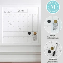 Martha Stewart 18x18 Inch Dry Erase Wall Calendar