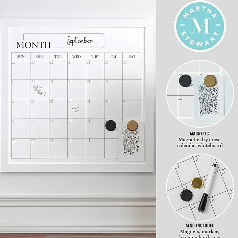 Martha Stewart 18x18 Inch Dry Erase Wall Calendar