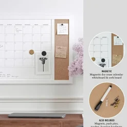 Martha Stewart 24x18 Wall Calendar/Cork Board