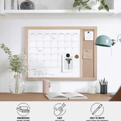Martha Stewart 24x18 Wall Calendar/Cork Board