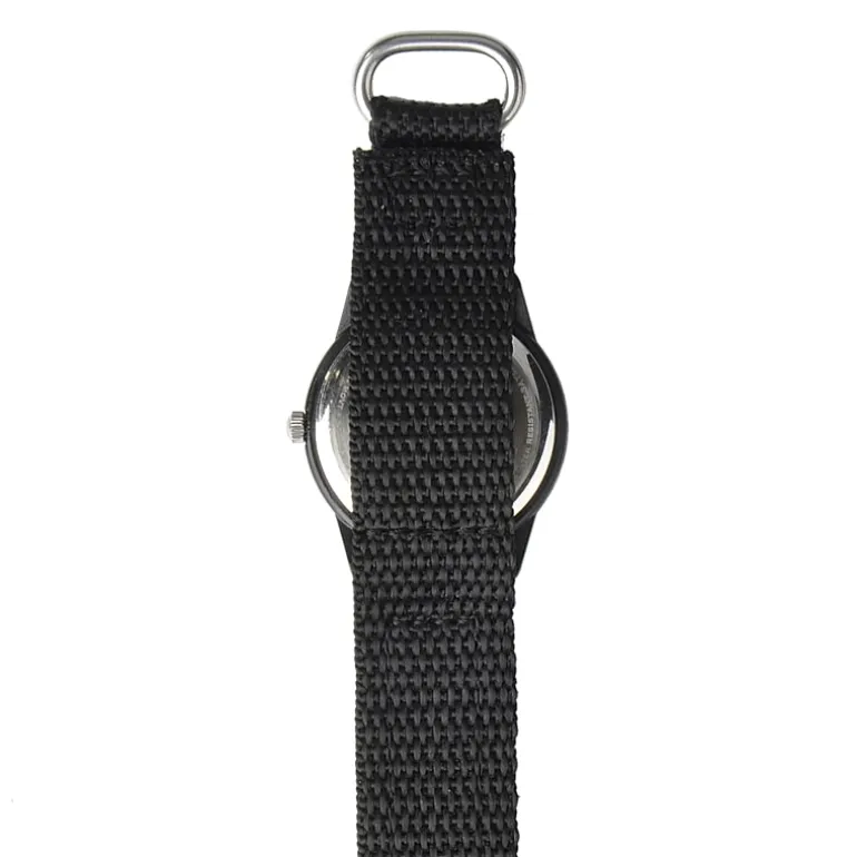 Marvel® Avenger Kids Time Teacher Black Nylon Strap Watch