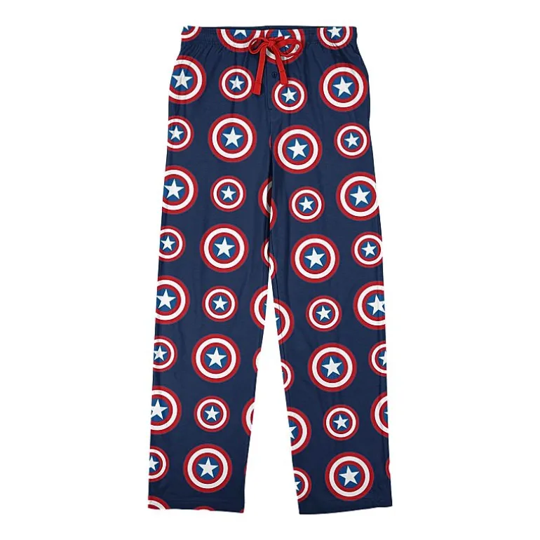 Marvel Captain America Mens 1 Pair Pajama Pants