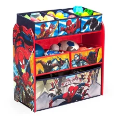 Marvel Spider-Man 6-Cubby Toy Organizer