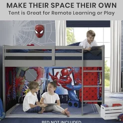 Marvel Spider-Man Tent for Twin Loft Bed - Bed Sold Separately