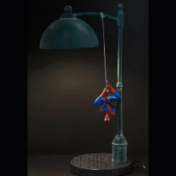 Marvel Street Lamp With Spiderman Figure 16 Inch Led Desk Lamp