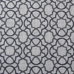 Max Blackout Campbell Geo Jacquard Grommet Top Energy Saving 100% Blackout Single Curtain Panel