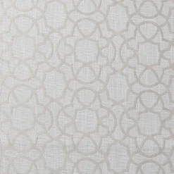 Max Blackout Campbell Geo Jacquard Grommet Top Energy Saving 100% Blackout Single Curtain Panel