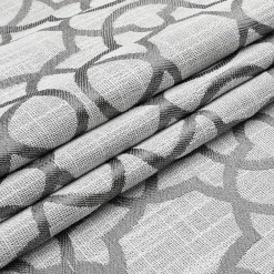 Max Blackout Campbell Geo Jacquard Grommet Top Energy Saving 100% Blackout Single Curtain Panel