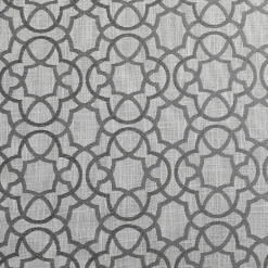 Max Blackout Campbell Geo Jacquard Grommet Top Energy Saving 100% Blackout Single Curtain Panel