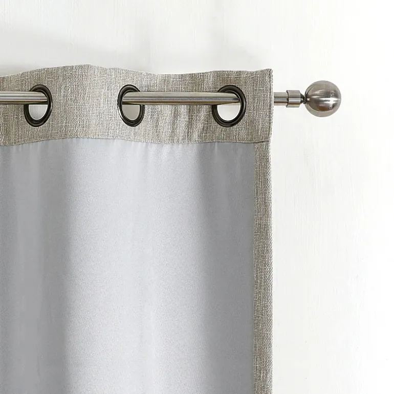 Max Blackout Campbell Grommet Top Energy Saving 100% Blackout Single Curtain Panel