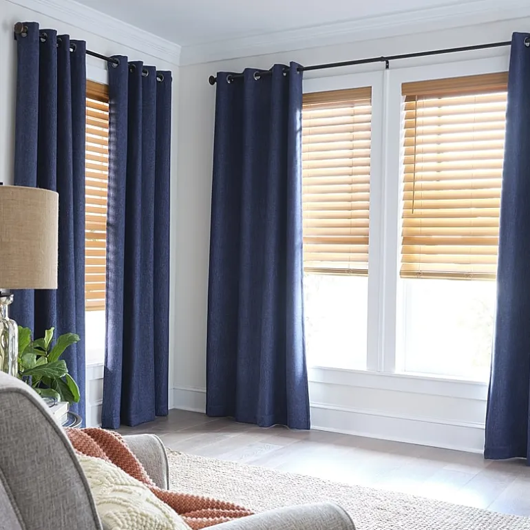 Max Blackout Campbell Grommet Top Energy Saving 100% Blackout Single Curtain Panel