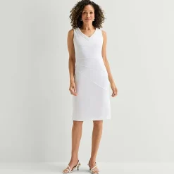 Maya Brooke Womens Embellished Jacket Dress