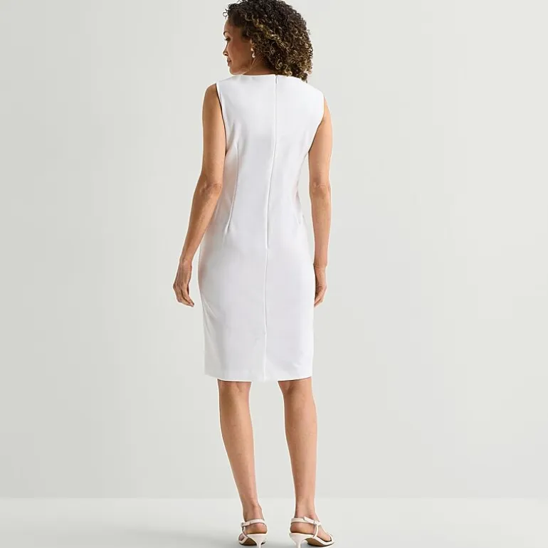Maya Brooke Womens Embellished Jacket Dress