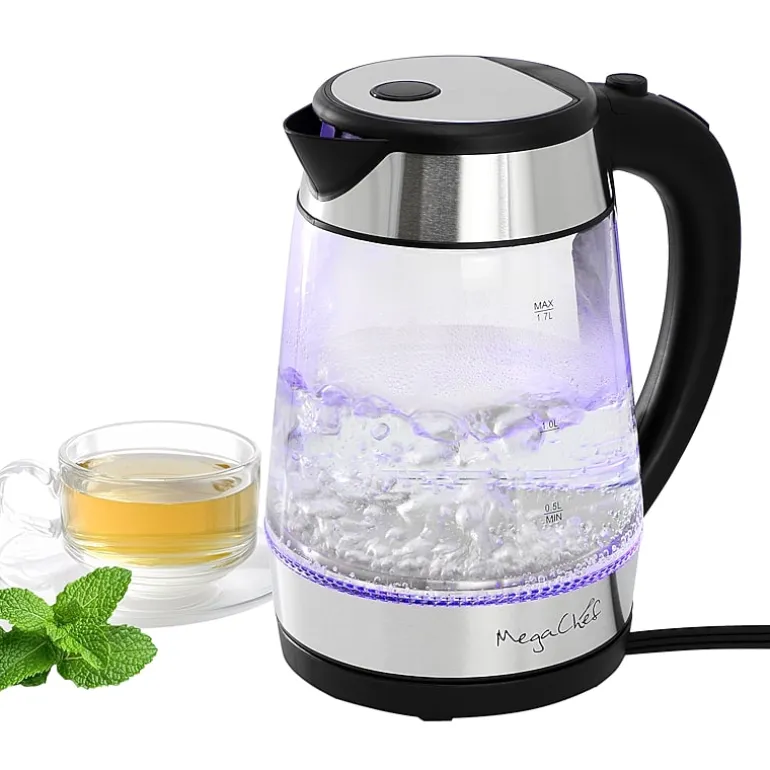 MegaChef 7-Cup Stainless Steel Electric Kettle