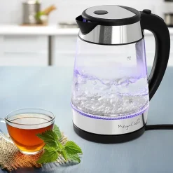 MegaChef 7-Cup Stainless Steel Electric Kettle