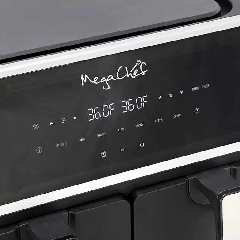 MegaChef Dual 4.5 Quart Digital Air Fryer