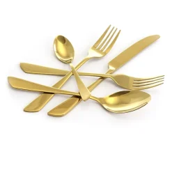 MegaChef Gibbous 20-pc. 18/10 Stainless Steel Flatware Set