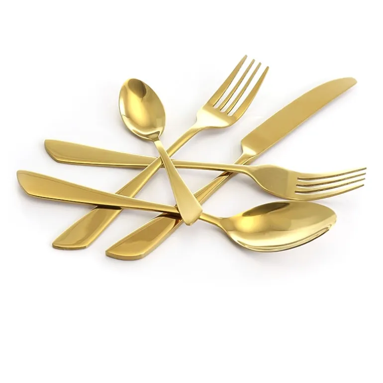 MegaChef Gibbous 20-pc. 18/10 Stainless Steel Flatware Set