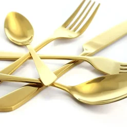 MegaChef Gibbous 20-pc. 18/10 Stainless Steel Flatware Set
