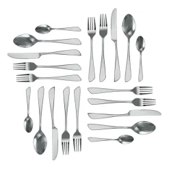 MegaChef Gibbous 20-pc. 18/10 Stainless Steel Flatware Set