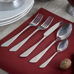 MegaChef Gibbous 20-pc. 18/10 Stainless Steel Flatware Set