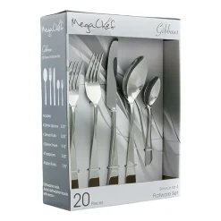 MegaChef Gibbous 20-pc. 18/10 Stainless Steel Flatware Set
